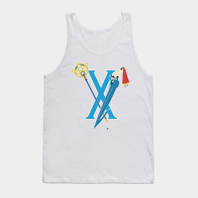 Yuna and Tidus Tank Top by mooglemarket